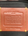 Coach Black Grain Leather & Suede Drew Satchel F40862