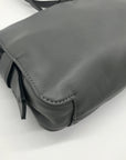Vera Wang Grey Quilted Faux Leather Crossbody Bag