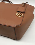 Michael Kors Brown Saffiano Leather Shoulder Bag