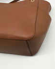Michael Kors Brown Saffiano Leather Shoulder Bag