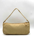 Prada Beige Tessuto Nylon Small Pouch Vintage Handbag