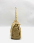 Prada Beige Tessuto Nylon Small Pouch Vintage Handbag