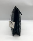 I.N.C. International Concepts Black Croc Faux Leather Crossbody Bag