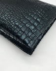 I.N.C. International Concepts Black Croc Faux Leather Crossbody Bag