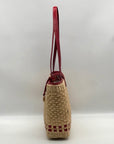 Brighton Tan Woven Raffia Tote Bag