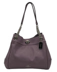 Coach Lavender Leather Edie Shoulder Bag 36855