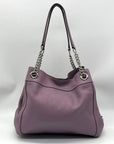 Coach Lavender Leather Edie Shoulder Bag 36855