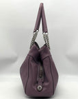 Coach Lavender Leather Edie Shoulder Bag 36855