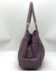 Coach Lavender Leather Edie Shoulder Bag 36855