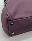 Coach Lavender Leather Edie Shoulder Bag 36855