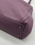 Coach Lavender Leather Edie Shoulder Bag 36855