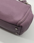 Coach Lavender Leather Edie Shoulder Bag 36855