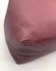 Draper James Wine Large Reversible Tote Bag and Pouch