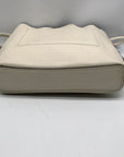 Coach White Pebbled Leather Derby Crossbody Bag F58661
