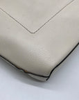 Coach White Pebbled Leather Derby Crossbody Bag F58661