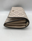 Kate Spade Natural Coated Canvas Flower Chain Crossbody Bag