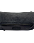 Liebeskind Black Textured Leather Crossbody Bag