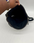Liebeskind Black Textured Leather Crossbody Bag
