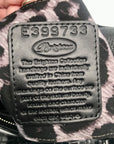 Brighton Black Croc Embossed Shoulder Bag