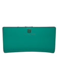 Kate Spade Teal Leather Charlotte Terrace Stacy Slim Wallet