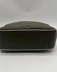Coach Olive Green Color-Way Pebbled Leather Crossbody Bag-3041