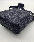 Baggallini Midnight Blossom Print Nylon Crossbody