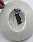 I.N.C. International Concepts White Knit Paper Panama Hat