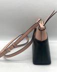 Kate Spade Black & Light Pink Colorblock Leather Jeanne Crossbody