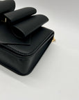 Like Dreams Black Bowtie Faux Leather Mini Bag