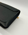 Like Dreams Black Bowtie Faux Leather Mini Bag