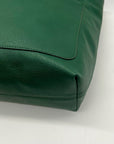 Lauren Conrad Green Leather Tote Bag