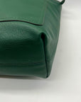 Lauren Conrad Green Leather Tote Bag