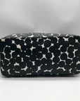 Kate Spade Black And White Leather Splodge Dot Margareta Shore Street Tote Bag