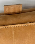 Sanumi Camel Leather Tote Bag