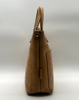 Sanumi Camel Leather Tote Bag