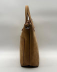 Sanumi Camel Leather Tote Bag