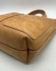 Sanumi Camel Leather Tote Bag