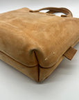 Sanumi Camel Leather Tote Bag