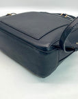 Michael Kors Hayes Black Pebbled Leather Backpack