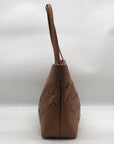 Talbots Tan Woven Leather Havana Tote