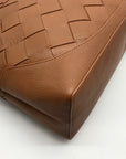 Talbots Tan Woven Leather Havana Tote