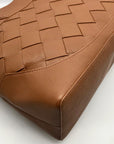 Talbots Tan Woven Leather Havana Tote