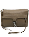 Rebecca Minkoff Taupe Pebbled Leather Mac Crossbody Bag
