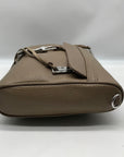 Rebecca Minkoff Taupe Pebbled Leather Mac Crossbody Bag