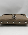 Rebecca Minkoff Taupe Pebbled Leather Mac Crossbody Bag