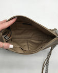 Rebecca Minkoff Taupe Pebbled Leather Mac Crossbody Bag