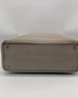Kate Spade Gray Pebbled Leather Shawna Carter Tote Bag