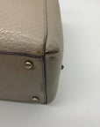 Kate Spade Gray Pebbled Leather Shawna Carter Tote Bag
