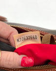 Dooney & Bourke Gray Pebbled Grain Leather Paige Sac Shoulder Bag