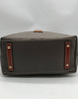 Dooney & Bourke Gray Pebbled Grain Leather Paige Sac Shoulder Bag